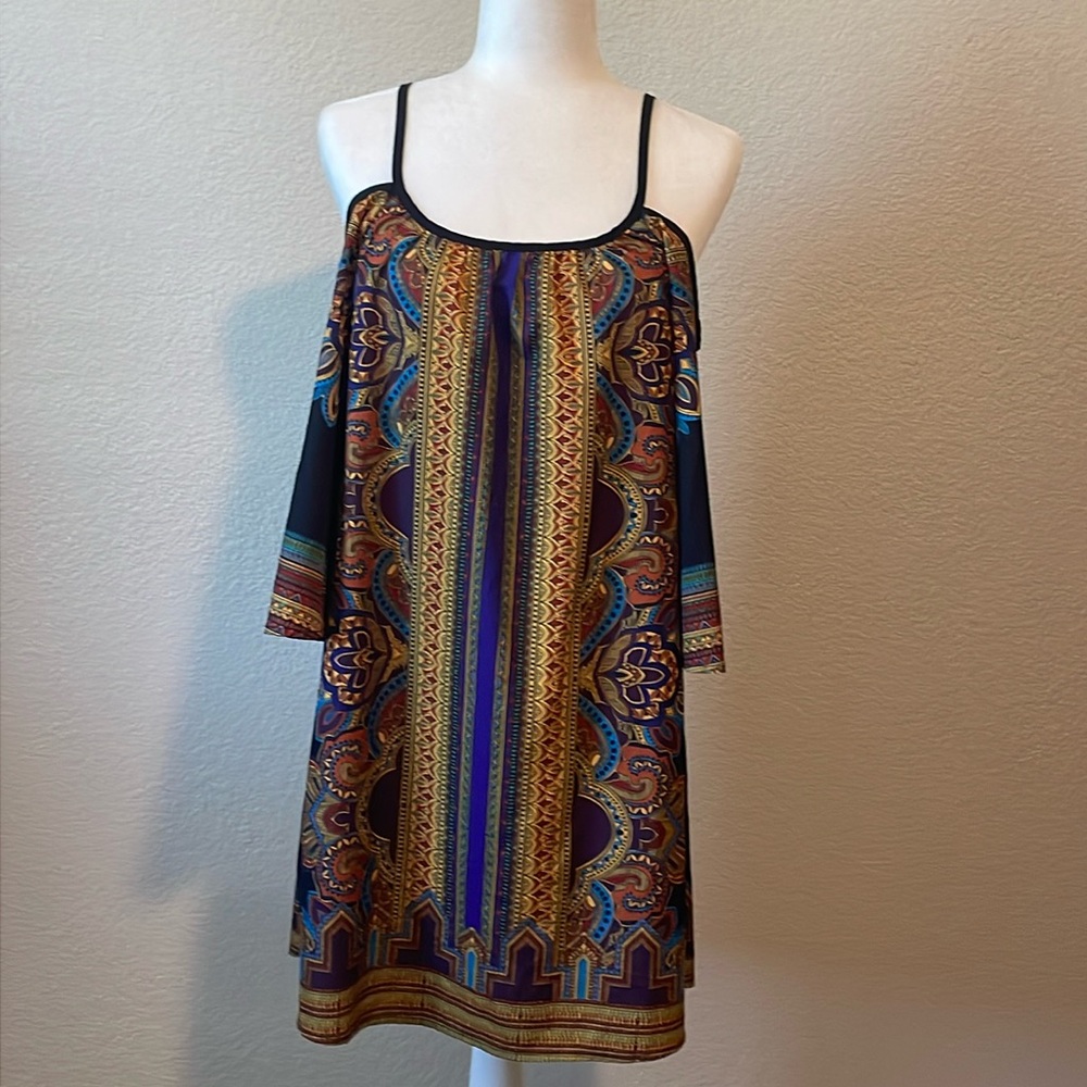 Cold shoulder dress